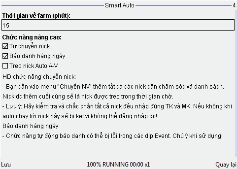Avatar 250 V8.5 thêm hỗ trợ quay số auto full chức năng